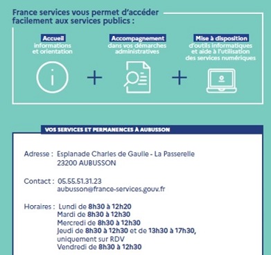 France services aubusson
