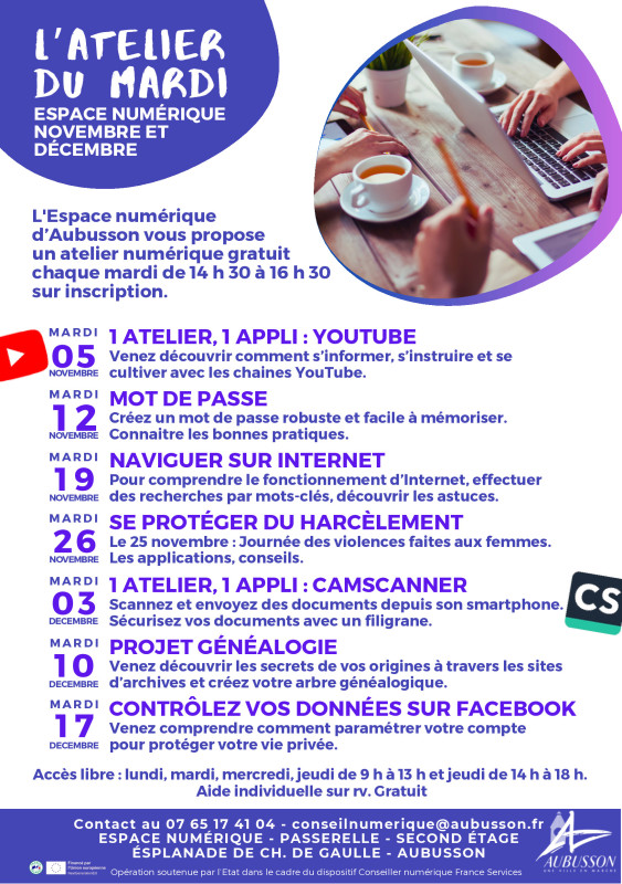 flyer ateliers