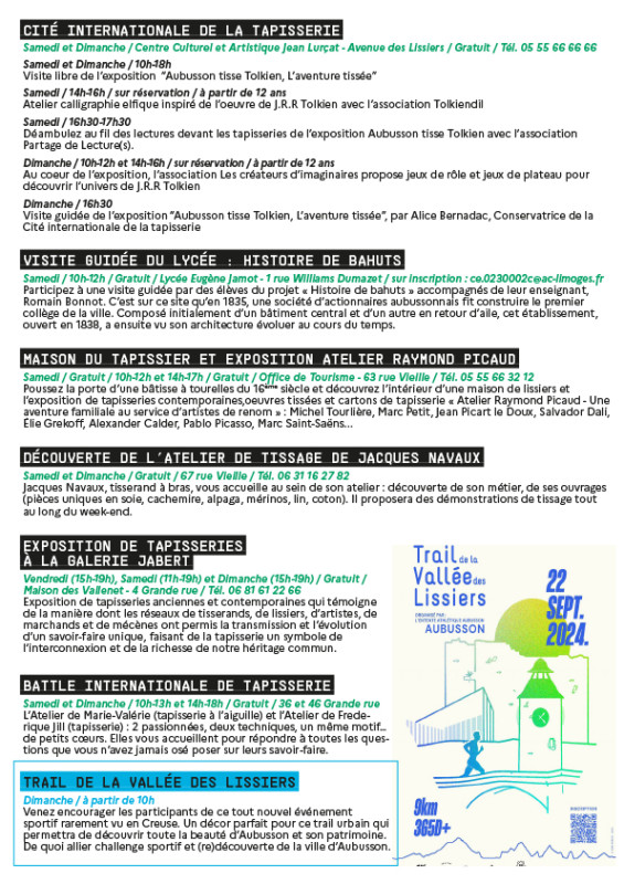 Programme des Journées du Patrimoine 2024 - Aubusson-2