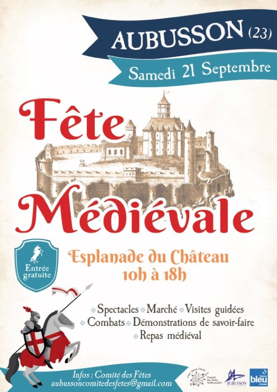 fête médiévale Aubusson V1