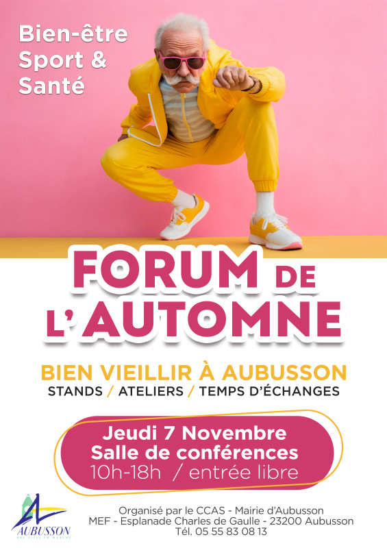 Affiche Forum de l'Automne 2024